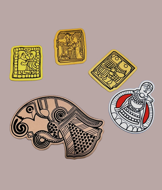 Klistermärken: Vikingatida Skatter