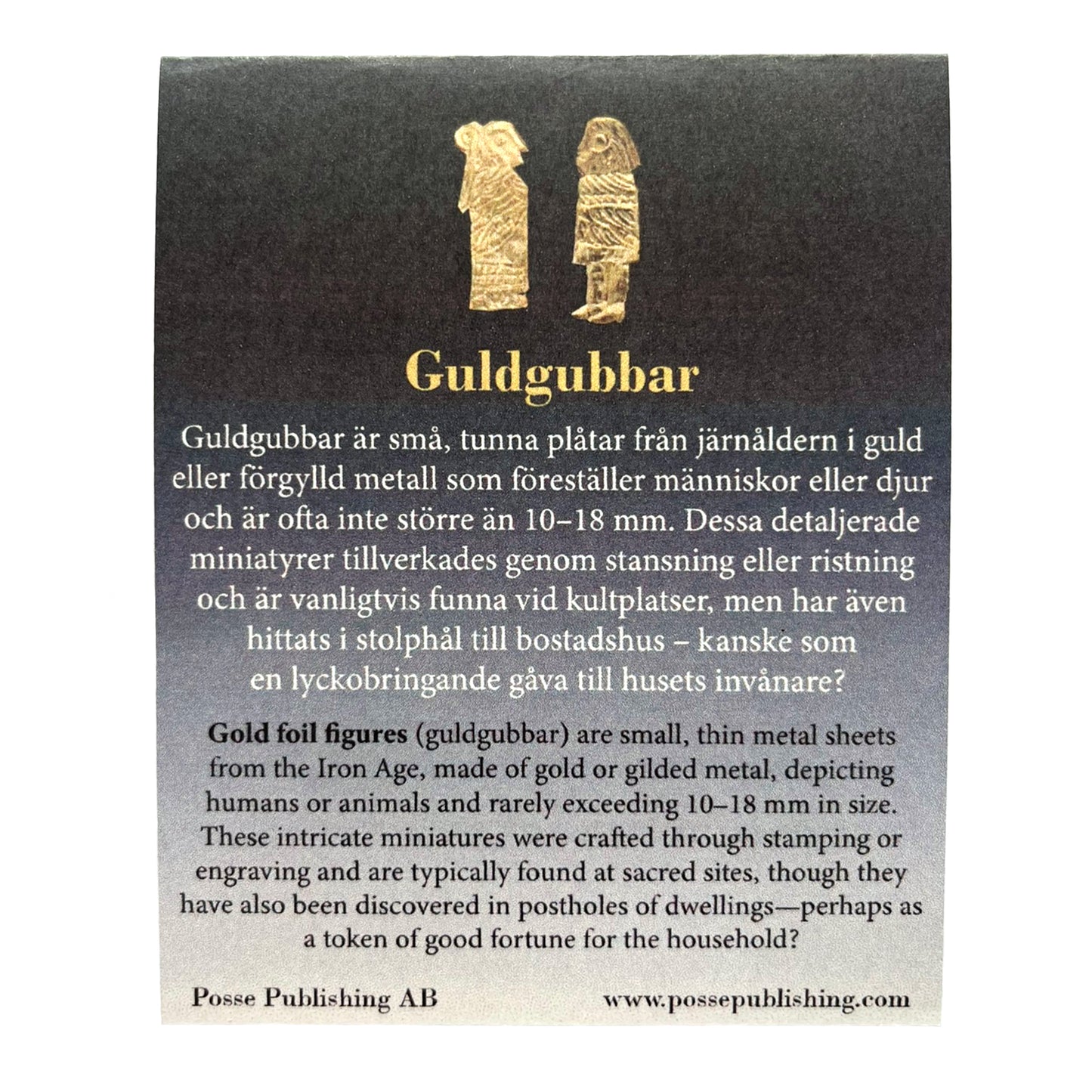 Guldgubbe nyckelring