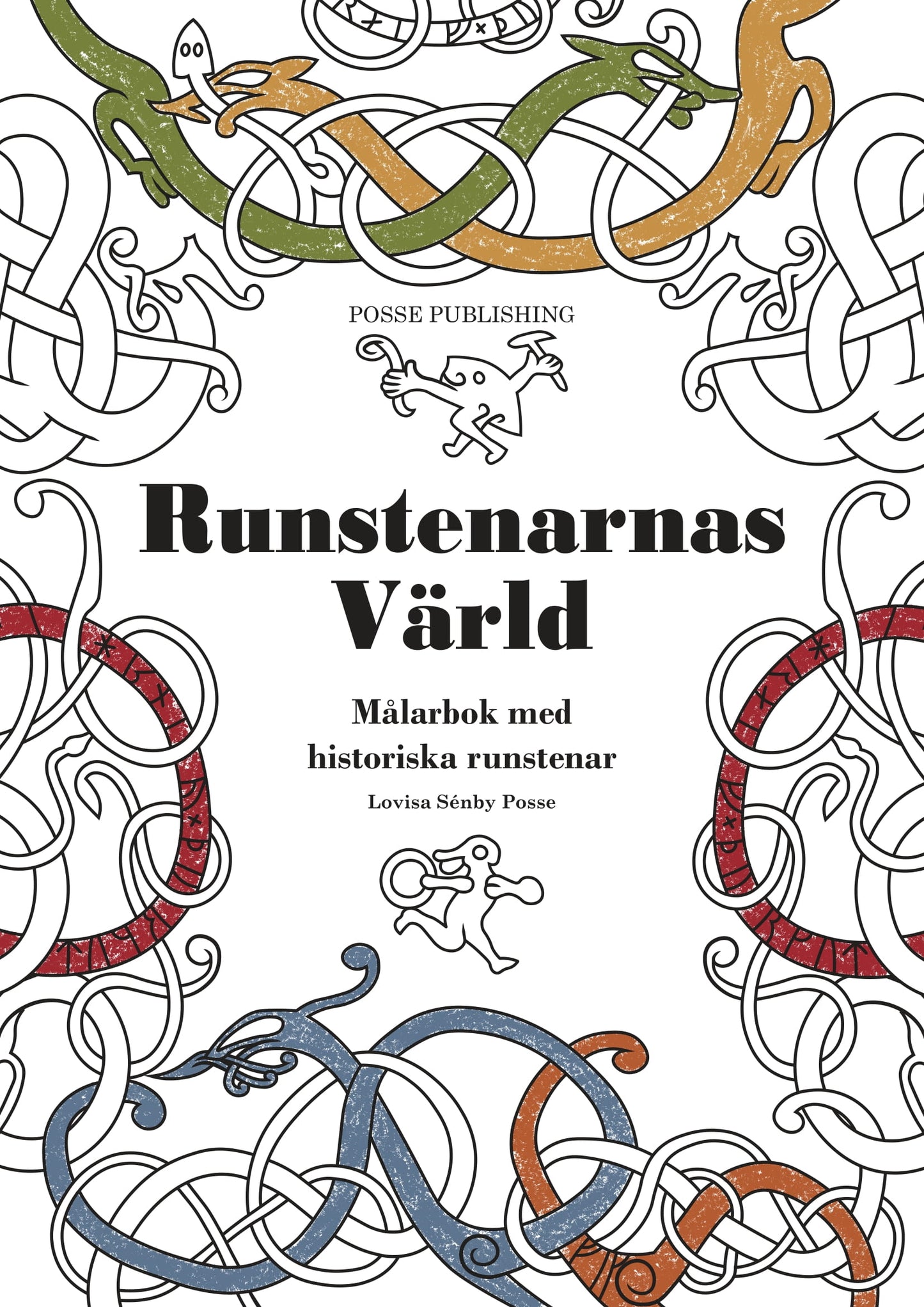 Målarbok Runstenarnas Värld