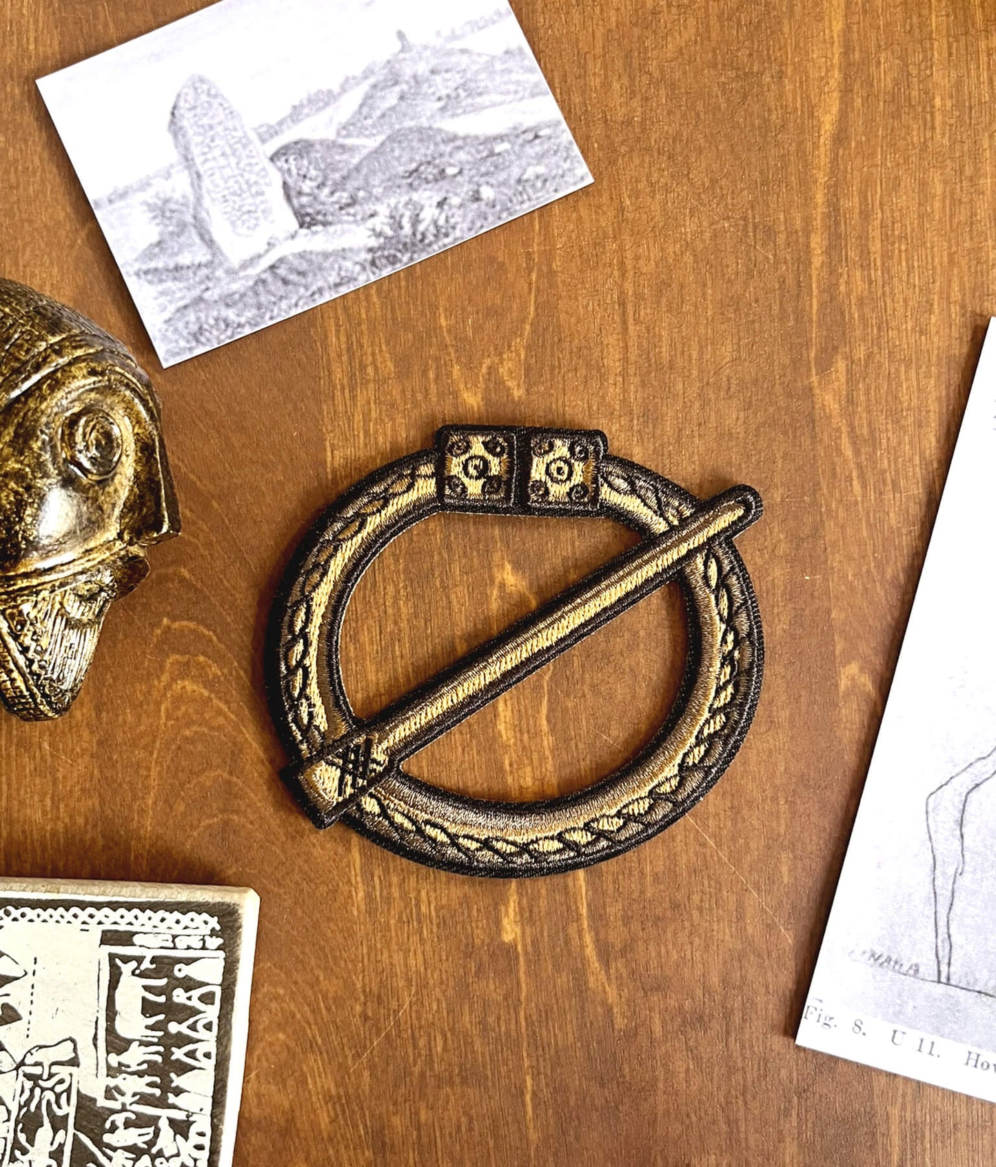 Tygmärke Ringspänne – Valsgärde 15