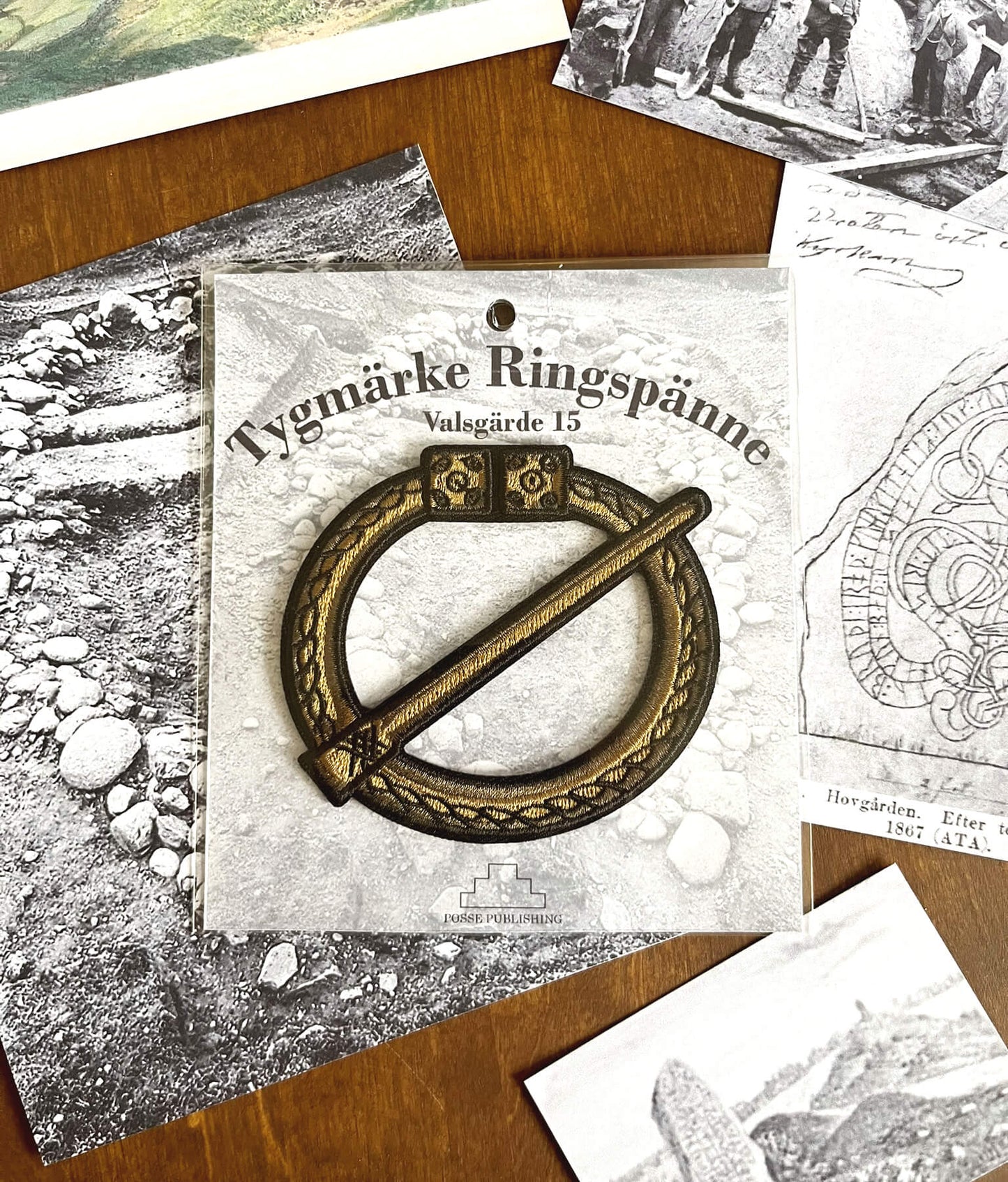 Tygmärke Ringspänne – Valsgärde 15