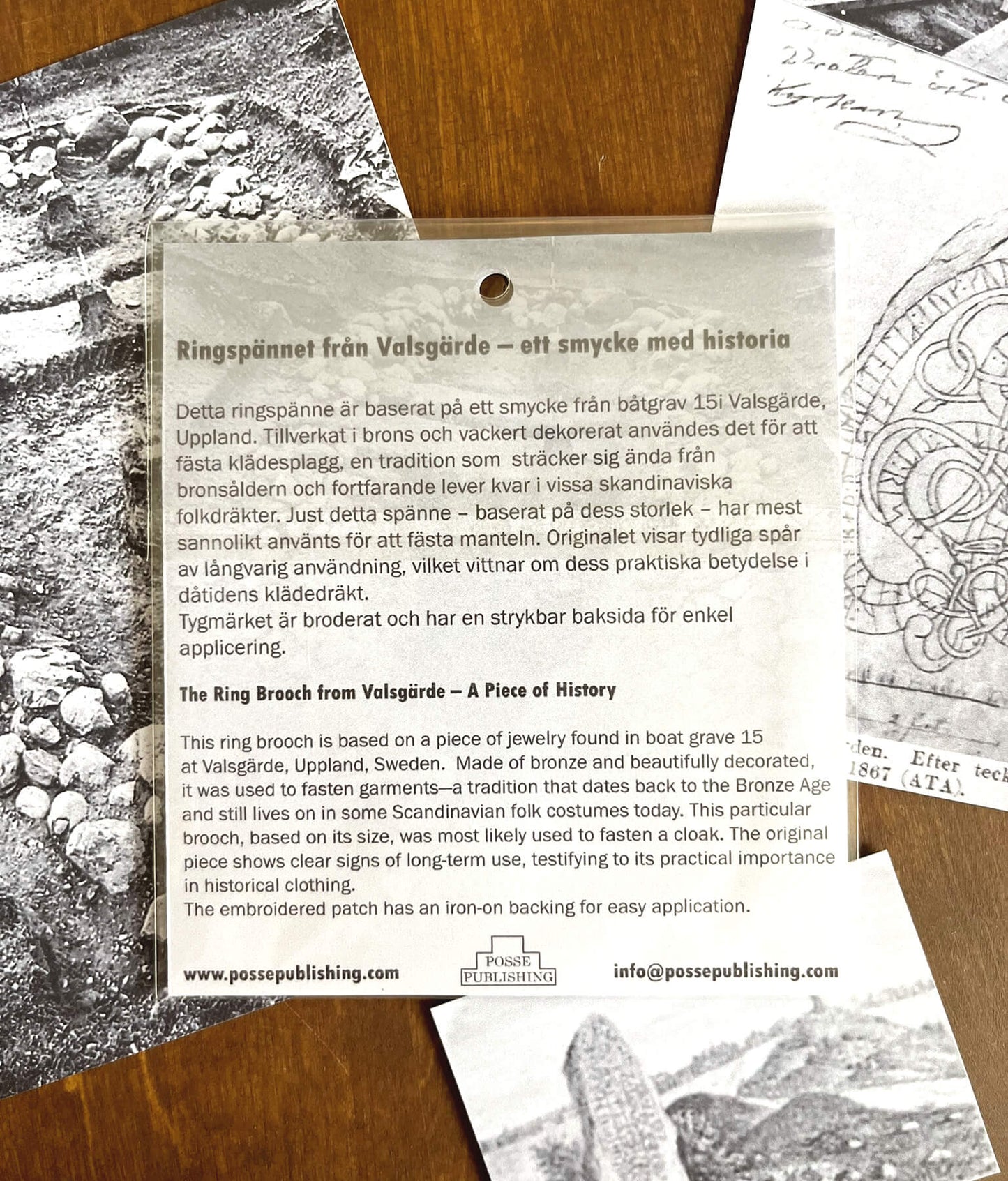 Tygmärke Ringspänne – Valsgärde 15