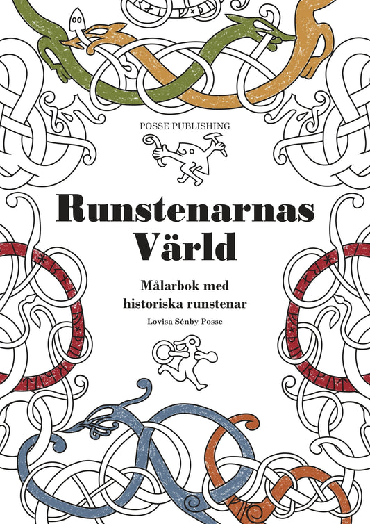 Målarbok Runstenarnas Värld
